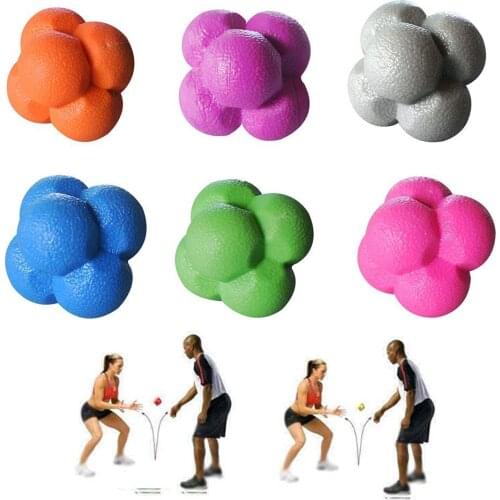 Fitness Hexagonal Reaction Ball Agility Coordination Training Exerciser