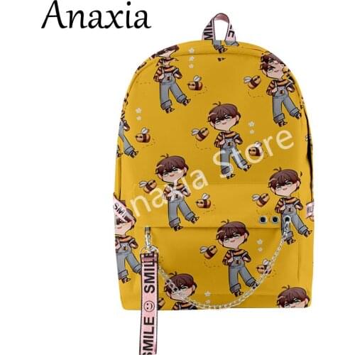 Dream smp tubbo 3D Printed team merch Canvas Backpack fashion all-match travel storage bag school backpack mini bag for female