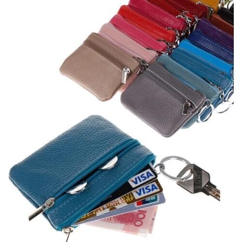 Coin Purse Men Small Bag Wallet Change Purses Zipper Money Bags Children Mini Wallets Leather Key Credit Card Holder Carteira