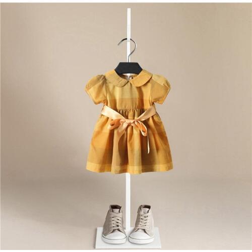 Girl Dress 2020 New Baby Dresses Pattern Print stripe Cartoon Birthday Dress Female Baby Summer Clothes Kids Girl Clothes