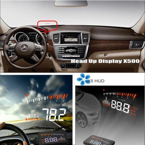 For Mercedes Benz M ML W166 2005~2011 - Safe Driving Screen Car HUD Head Up Display Projector Refkecting Windshield