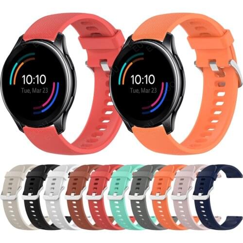 Compatible For Oneplus Watch Smartwatch Sport Silicone Strap Quick release Watchband Wristband Bracelet Replacement Accessories