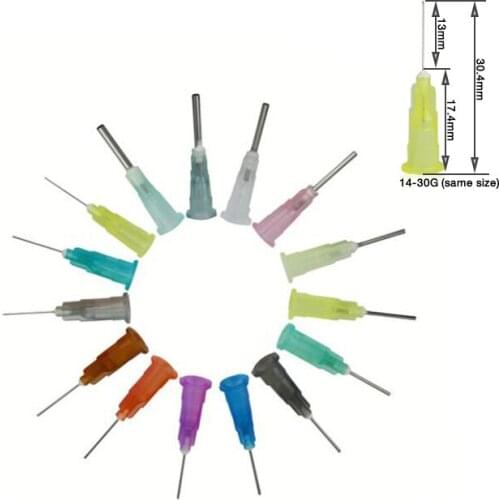 Bayonet dispensing needle 14G, 16G, 18G, 19G, 20G, 21G, 22G, 23G, 24G, 25G, 26G, 27G, 28G, 30G precision needle liquid dispenser
