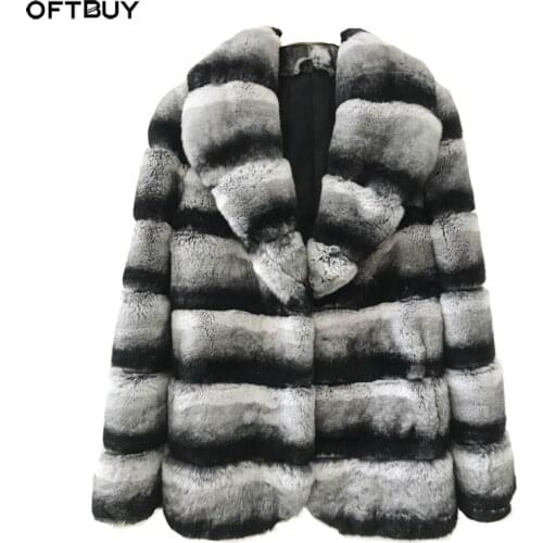 Vogue New Winter Jacket Women Real Fur Coat Natural Rex Rabbit Fur Outerwear Casual Streetwear Brand Luxury Turn Down Collar