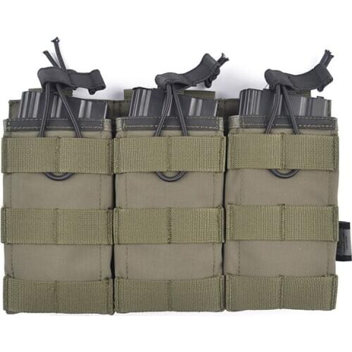TwinFalcons Quick Pull Triple 5.56 Mag Pouch Delustering Cordura 500D TW-M044