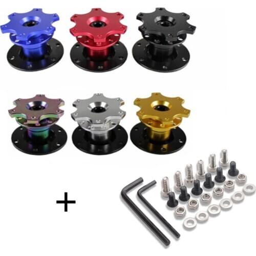 Universal Car Steering Wheel Quick Release HUB Racing Adapter Snap Off Kit B36B