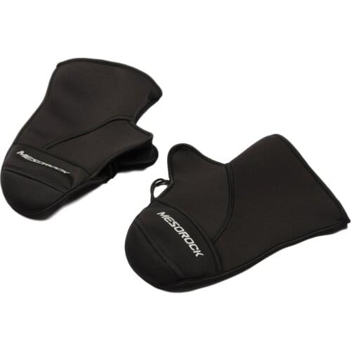 1 Pair Motorcycle Handlebar Gloves Winter Warm Windproof Gloves Motorcycles Scooters Warm Handle Cover Popular gloves heated