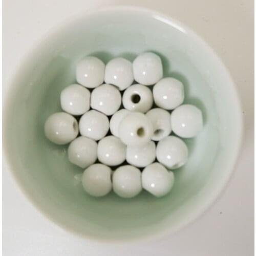 10# 40pcs DIY Ceramic Beads For Earrings Making Not Natural Stone Porcelain Bead For Jewelry Making 10mm Beads #A304C