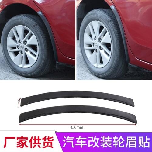 2021 Suitable For Decorative Pvc Rubber Anti Friction Wheel Eyebrow Protective Strip