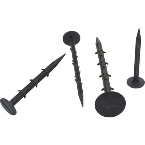 3 Pcs Plastic Garden Stakes Nails Anchors Nails For Plant Support Outdoor Camping Tent Sunshade Net Cloth Fixed Ground Nails