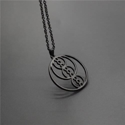 4 Colors Sacred necklaces Fibonacci Golden ratio pendant necklaces for women geometry jewellery