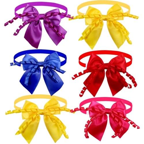 50pcs Solid Dog Bowties Fashion Cute Dog Accessories Small Dog Cat Bow Tie Neckties Pet Bowties Pet Supplies Dog Products