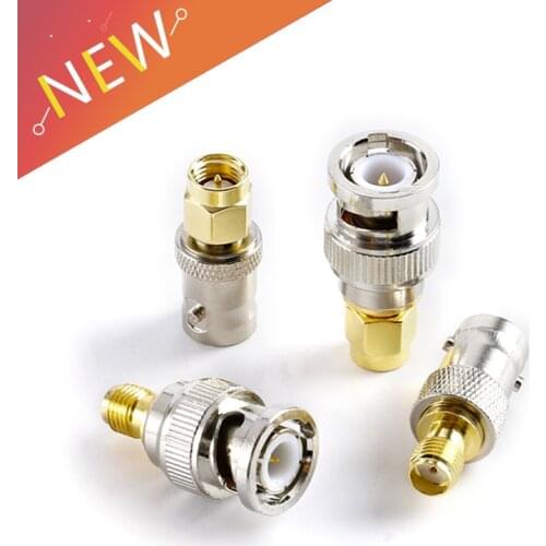 SMA to BNC Antenna Connector SMA Male Female to BNC Male Female RF Adapter Coax Coaxial