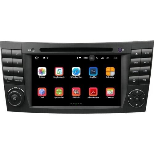 7" 2 Din Android 10.0 Car Radio 8 Core 4+64GB For BENZ E-Class W211 CLS W219 Multimedia Player Stereo Audio DSP Recorder GPS