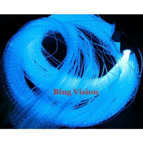 Bing Vision 400pcs 3*0.75mm multi core RGB 50W high power led fiber optic sensory kit DIY optic fiber curtain chandelier