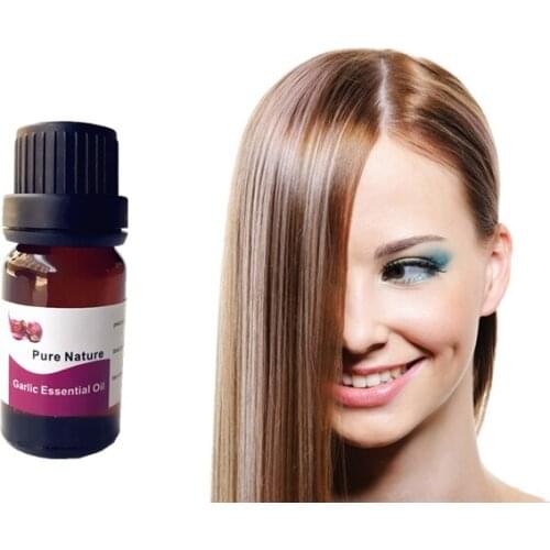 Delicate vial Garlic Hair Growth Essential Oil Anti-Hair Loss Baldness Nourishing hair root Nutrient Solution 10ml