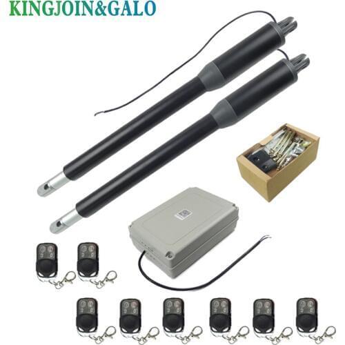 AC 110V/220V Electric Linear Actuator 300kgs Engine Motor System Automatic Swing Gate Opener + 4 remote control
