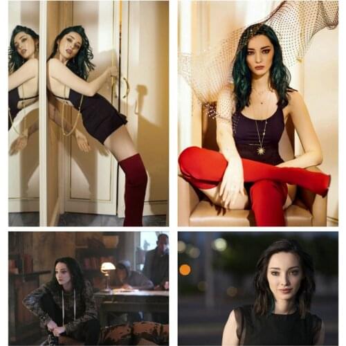 250GSM Paper Card Customized Design Personal Tailor The Gifted Season2 Magneto Daughter Polaris Lorna Green Hair DIY Painted