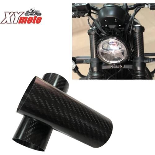 Motorcycle COVER FOR UPPER FORK LEG FOR Triumph Bonneville Bobber Blackfront shock absorber refitting decorative cover