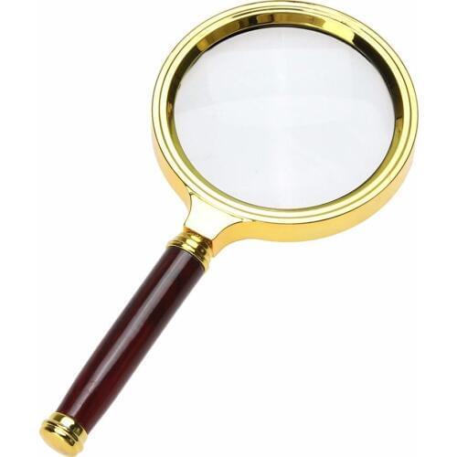Magnifier 6X Handheld Magnifying Glass Loupe for Seniors Reading Book Children Learning Gift Handcraft Hobby Engraving Jewellery