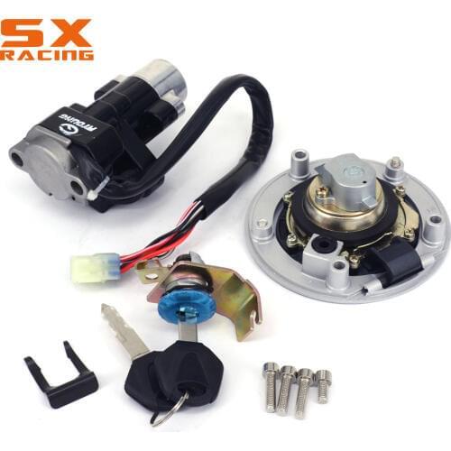 Motorbike Street bike Ignition Switch Lock Key Set Gas Tank Cap Cover Seat For SUZUKI GSF 650 1200 1250 GSX 650 GSXR DL SFV SV