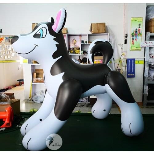Factory Selling Creative PVC0.25 Inflatable Husky