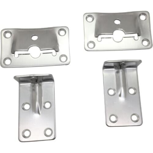 2 Set Marine Grade Stainless Steel Table Bracket Set Removable Multiple Usage for House Boat Marine Accessories Hardware