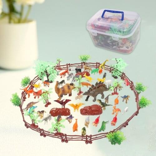 Realistic 79x Animals Toys Elephant for DIY Kids Learning Party