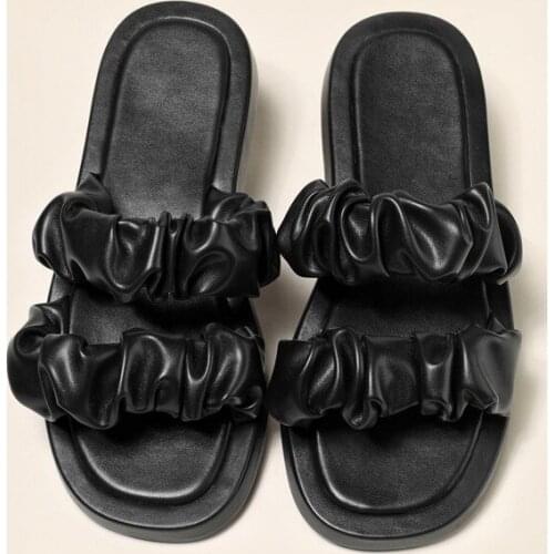 Luxury Designer Slippers Fashion Women Sandals 2021 Ladies Platform Sandals Outdoor Open Toe Elegant Style Sandals