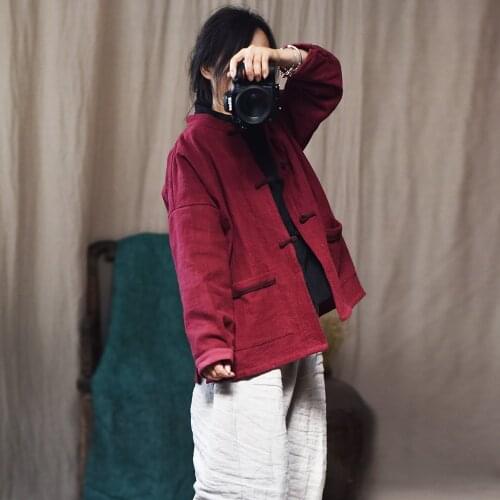 Women Loose Solid Color Vintage Jackets Ladies Loose Spring Autumn Coat Outerwear Female Loose Overcoat 2019 Retro Topcoat Tops