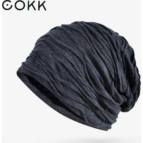 COKK Winter Beanie Men Women Hats Baggy Cap Windproof Keeping Warm Outdoor Casual Hat Female Gorro Bonnet Femme Chapeu