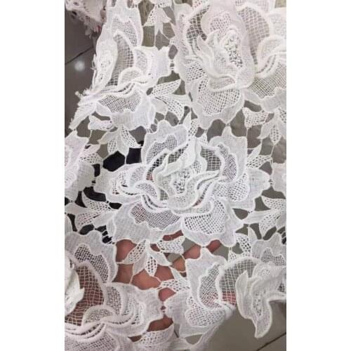 1Yard Lace Fabric Embroidery Material for Dress Making
