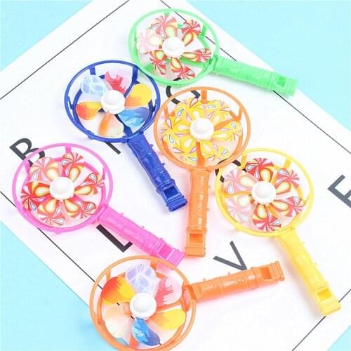 10/20pcs colorful Childrens Toy Plastic windmill Whistle toy Birthday Party Baby Shower Kids Party Favors Gift Toy supplies
