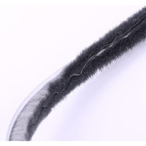 10 meters Felt Draught Excluder Wool Pile Weatherstrip Sliding Window Door Brush Seal +PVC Waterproof Hydro-Pro 7 x 12mm Gray