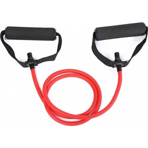 120cm Yoga Pull Rope Elastic Resistance Bands Fitness Crossfit Workout Exercise Tube Practical Training Rubber Tensile Expander