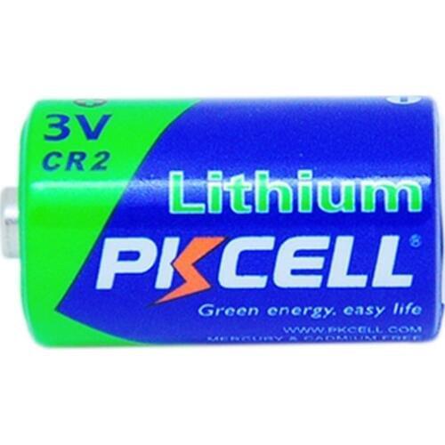 2PCS PKCELL 850MAH 3V CR2 Photo Battery CR 15270 CR 15266 Lithium Batteries for Camera