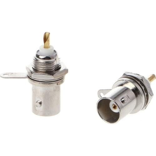 5 Pcs/Set BNC Female Connectors Chassis Panel Mount Monitor Accessories JA55