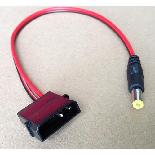 50pcs 30cm 4P adapter to DC joint 5.5*2.1 water-cooled PC host big 4P connector LED chasis light strip converter Adapter Cord