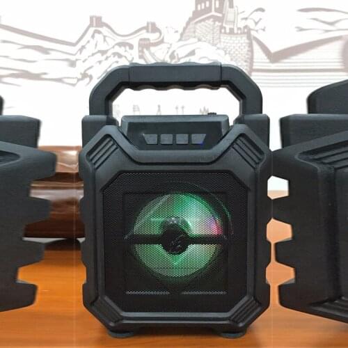 10W Wireless Bluetooth-compatible Speaker Outdoor Large Volume Portable Portable Square Dance Microphone Karaoke Mini Speaker