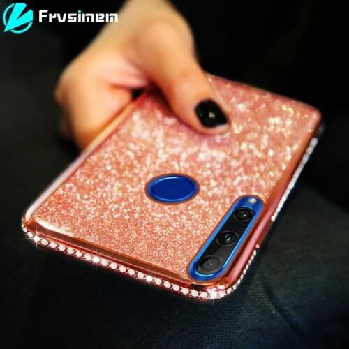 For Huawei Honor 10 Lite 20 20s 30 Pro 30s V30 10i 9 20e Shiny Bling Glitter Case Soft TPU Honor 9A 9X 9C 9S 8A 8X 8C 8S Prime
