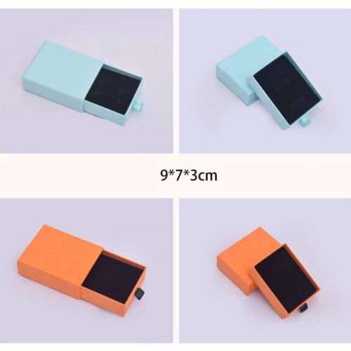 Color Box For Jewelry 30pcs/lot Hard Paper Drawer Storage gIft box Jewelry organizer boxes Engagement Ring For Earrings Necklace