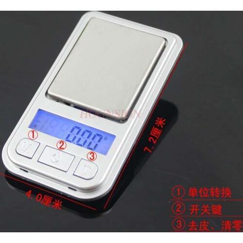 Electronic Weighing 0.01g Precision Miniature Mini Jewelry Scale Pocket Weighing High Precision Portable Scale Weighing