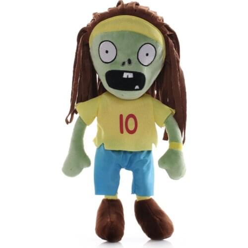 30cm Plants vs Zombies 2 Sport Zombie Plush Stuffed Toys PVZ Zombies Cosplay Plush Toy Doll Gift for Children Kids Christmas