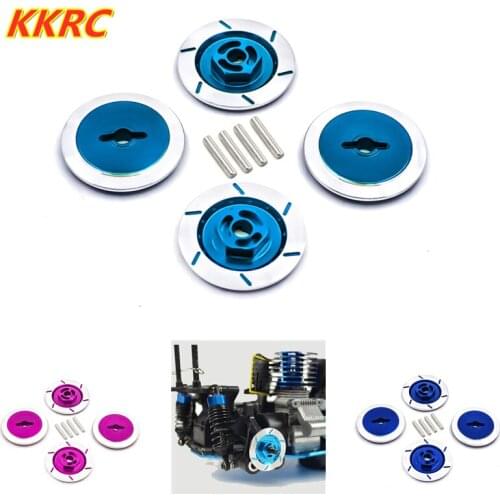 2 sets Brake Disc Wheel Rim Box Metal Hex Adapter 12mm For HSP 1/10 RC Car Fly Fish Buggy Truck 94123 94122 D4 CS