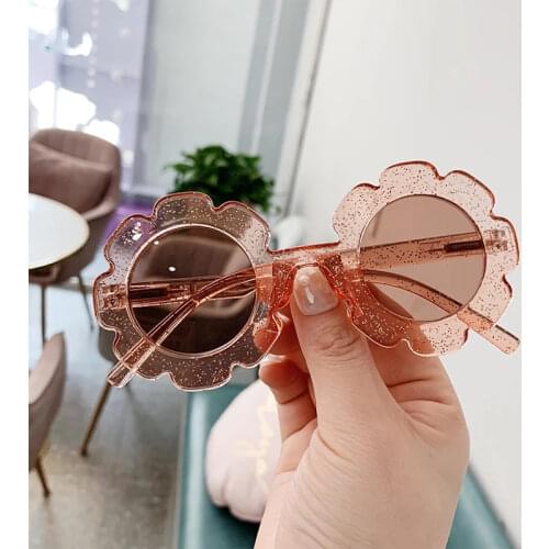 2019 NEW Arrival kinder zonnebril Vintage Boys&girls Cute sunglasses Bling Frame glasses Baby Party&Stage Beach sun glasses n816