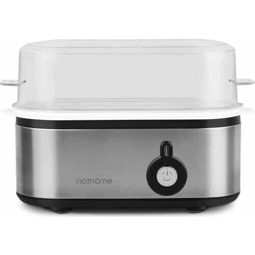 Multi-function Egg Cooker Household Mini Breakfast Egg Machine Automatic Power Off anti-dry Egg Boiler Stainless Steel 220V