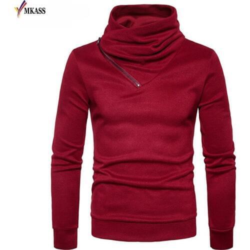 2017 Men Male Brand Casual Slim Sweaters Men Soild Color Hedging Turtleneck MenS Sweater Pullover XXL