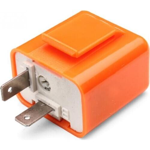 New DC12V FM Portable Motorcycle 2 Pins Turn Signal Light Flasher Automotive Relay