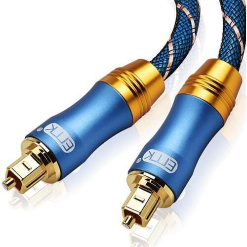 OD6.0 1m 1.5m 2m 3m 5m New 5.1 Digital Sound SPDIF Optical Cable Toslink Cable Fiber Optical Audio Cable with braided jacket
