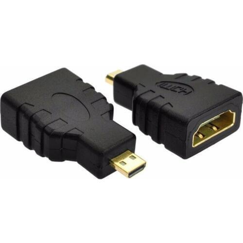 Raspberry Pi 4 Model B Micro HDMI Type D Male to HDMI Female Adapter Connector